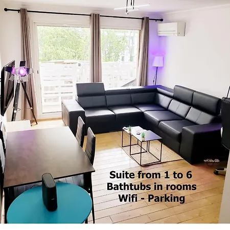 Air-conditioned Residential From 1 To 6 - Bathtubs In - Wifi - Kitchen - Laundry - Self-arrival - Parking Apartment Avignon